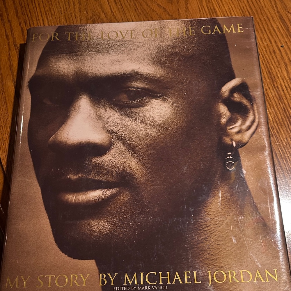 For the Love of the Game, Michael Jordan hard cover book with library cover